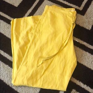 Coldwater Creek silk/linen wide leg pants